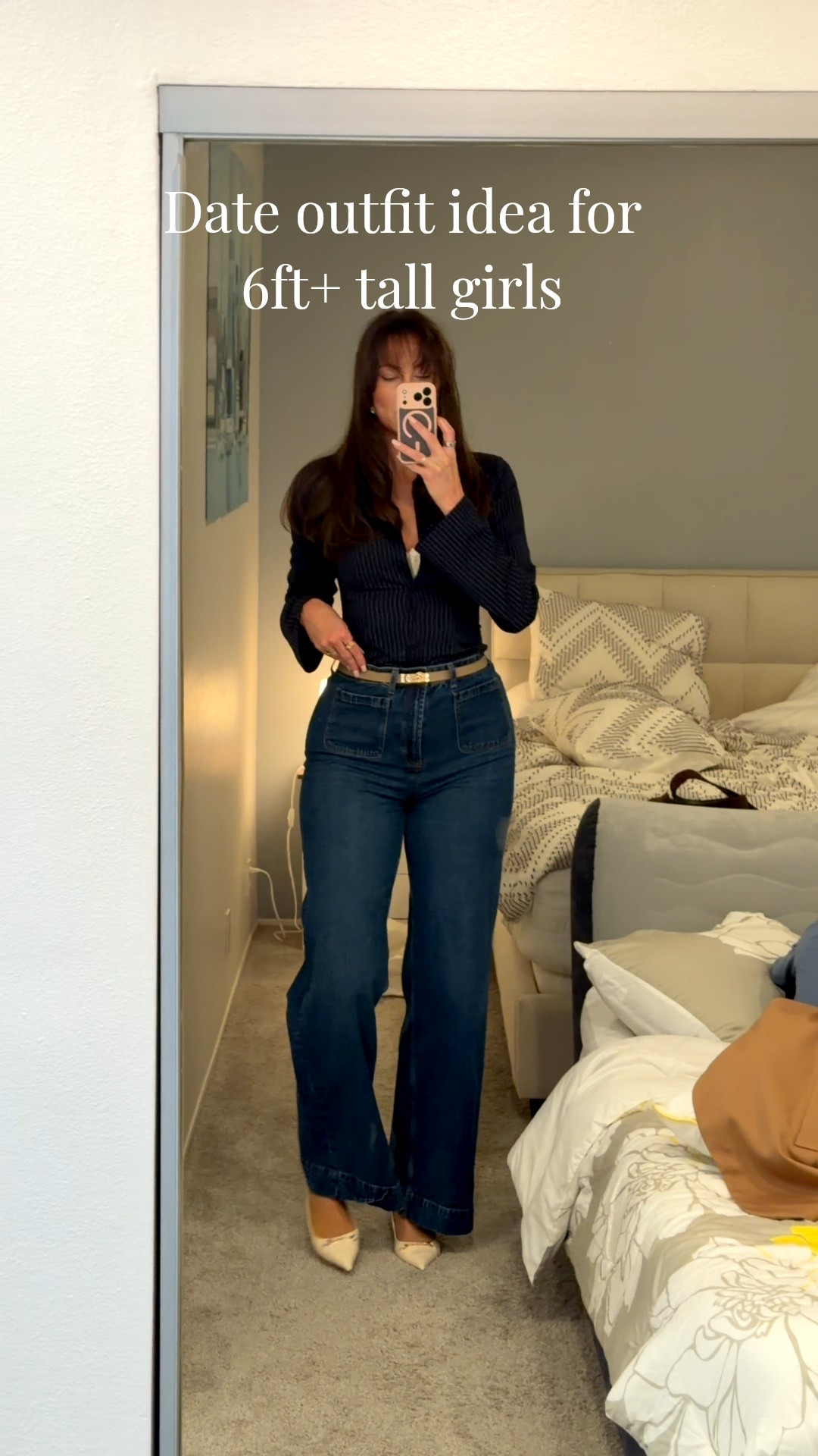 Elegant date night outfit I wear as a 6’4” tall woman

#LTKTall #LTKBeauty #LTKMidsize