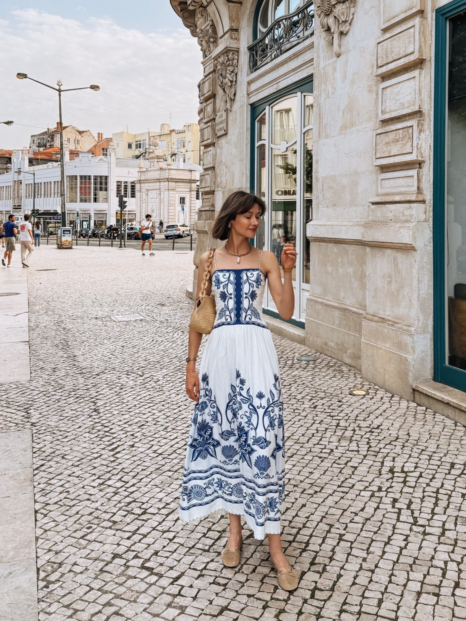 This beautiful blue and white dress had to come with me to Portugal. 🌀

#LTKTravel #LTKSeasonal #LTKOver40
