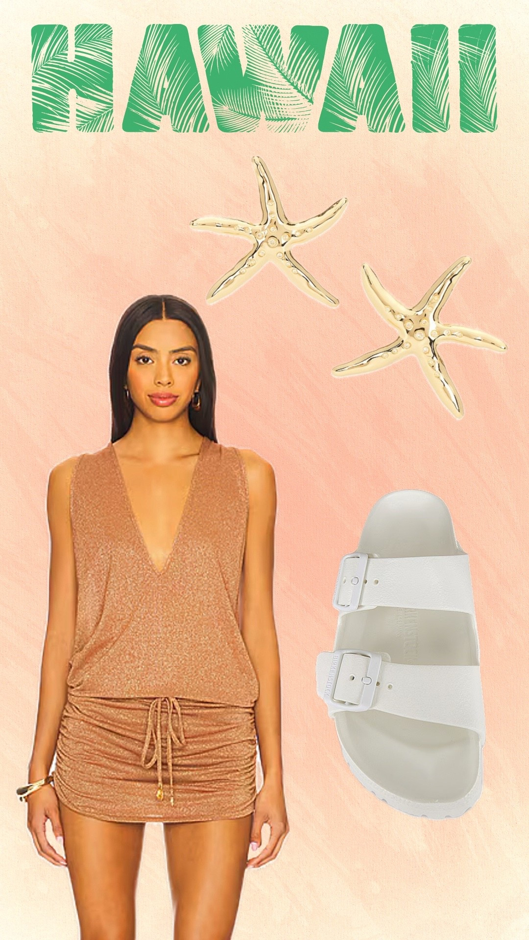 Hawaii Vacation Outfit styles 
Midsize Vacation Outfits 
Starfish earrings
Swim and Beach Looks 

#LTKSwim #LTKTravel #LTKStyleTip