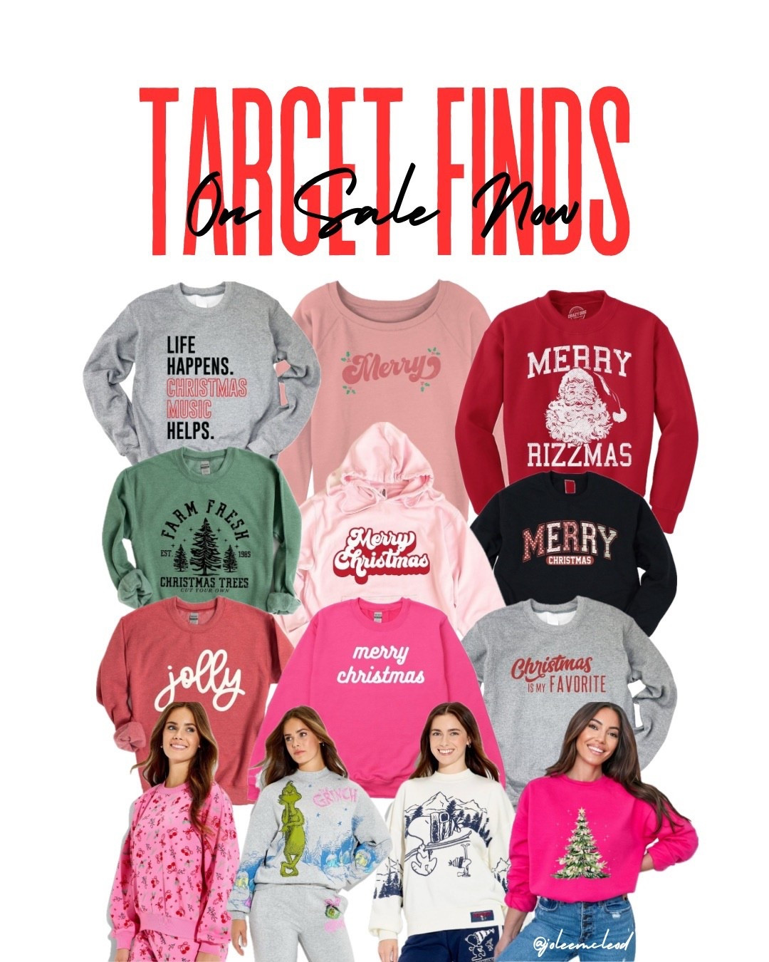 🎯 Super cute women’s holiday sweatshirts on sale now at Target!  I picked up the Grinch and Snoopy ones. 😍

#LTKGiftGuide #LTKSeasonal #LTKHoliday
