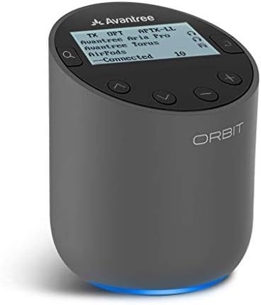 Avantree Orbit Bluetooth 5.0 Audio TV Transmitter, LCD Display, Class 1 Dual Antenna Long Range, ... | Amazon (US)