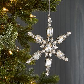 Jeweled Snowflake Ornament | West Elm (US)