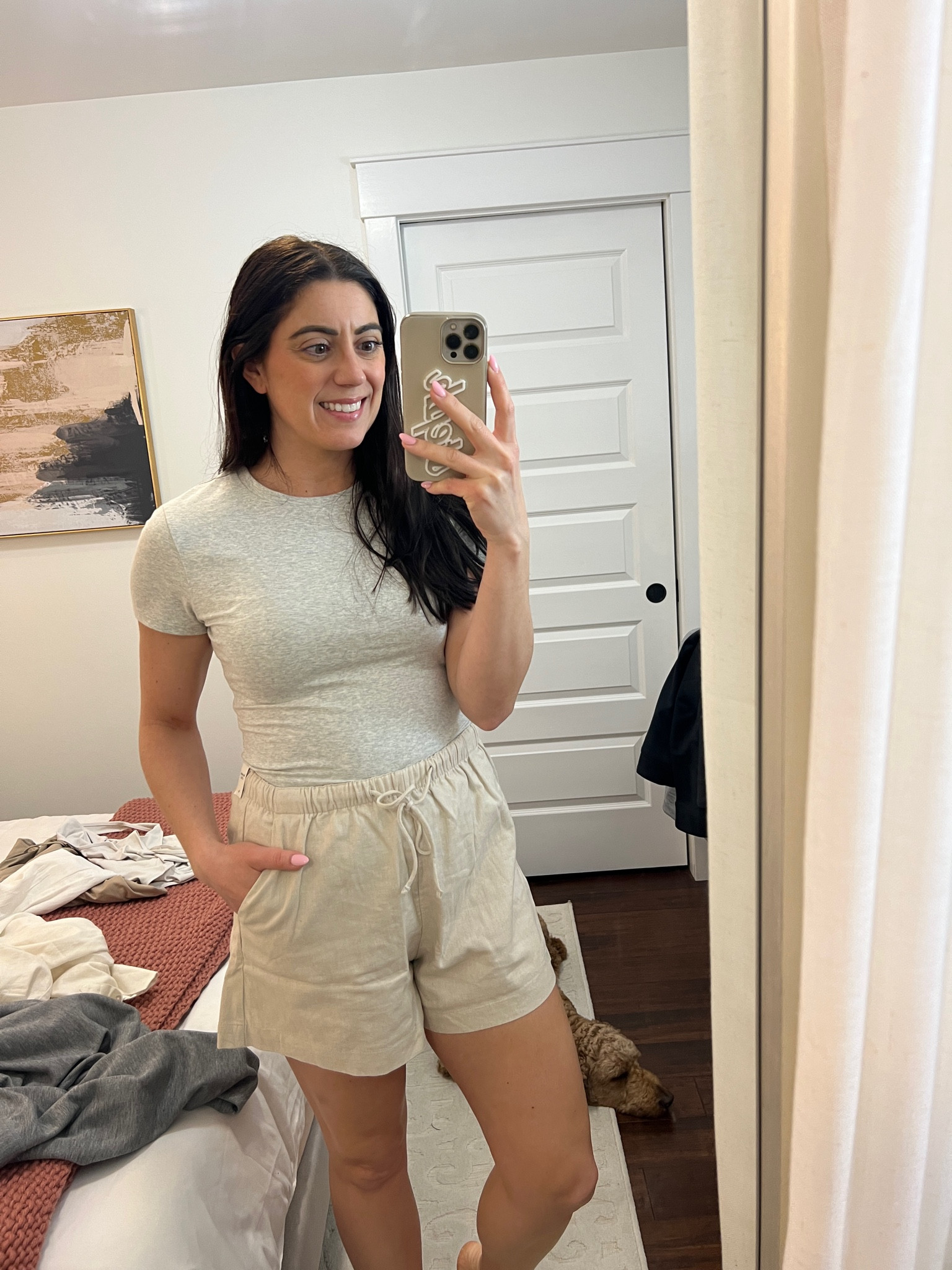 Linen blend shorts



#LTKunder50 #LTKstyletip