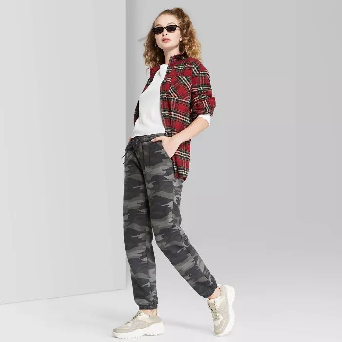 High-Rise Vintage Jogger Sweatpants - Wild Fable™ | Target