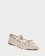 Leonie Crinkle Champagne Ballet Flat | Loeffler Randall