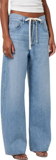 Citizens of Humanity Brynn Drawstring High Waist Wide Leg Jeans | Nordstrom | Nordstrom