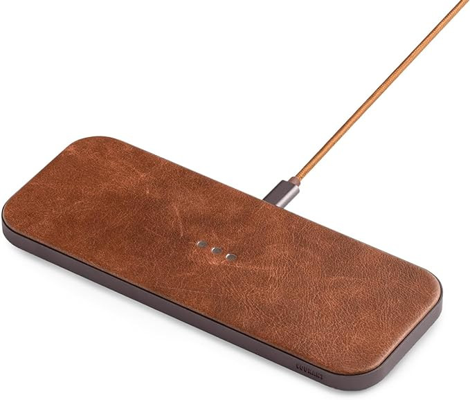 Courant Catch:2 Classics - Italian Leather Dual Wireless Charging Pad - Compatible with iPhone 11... | Amazon (US)