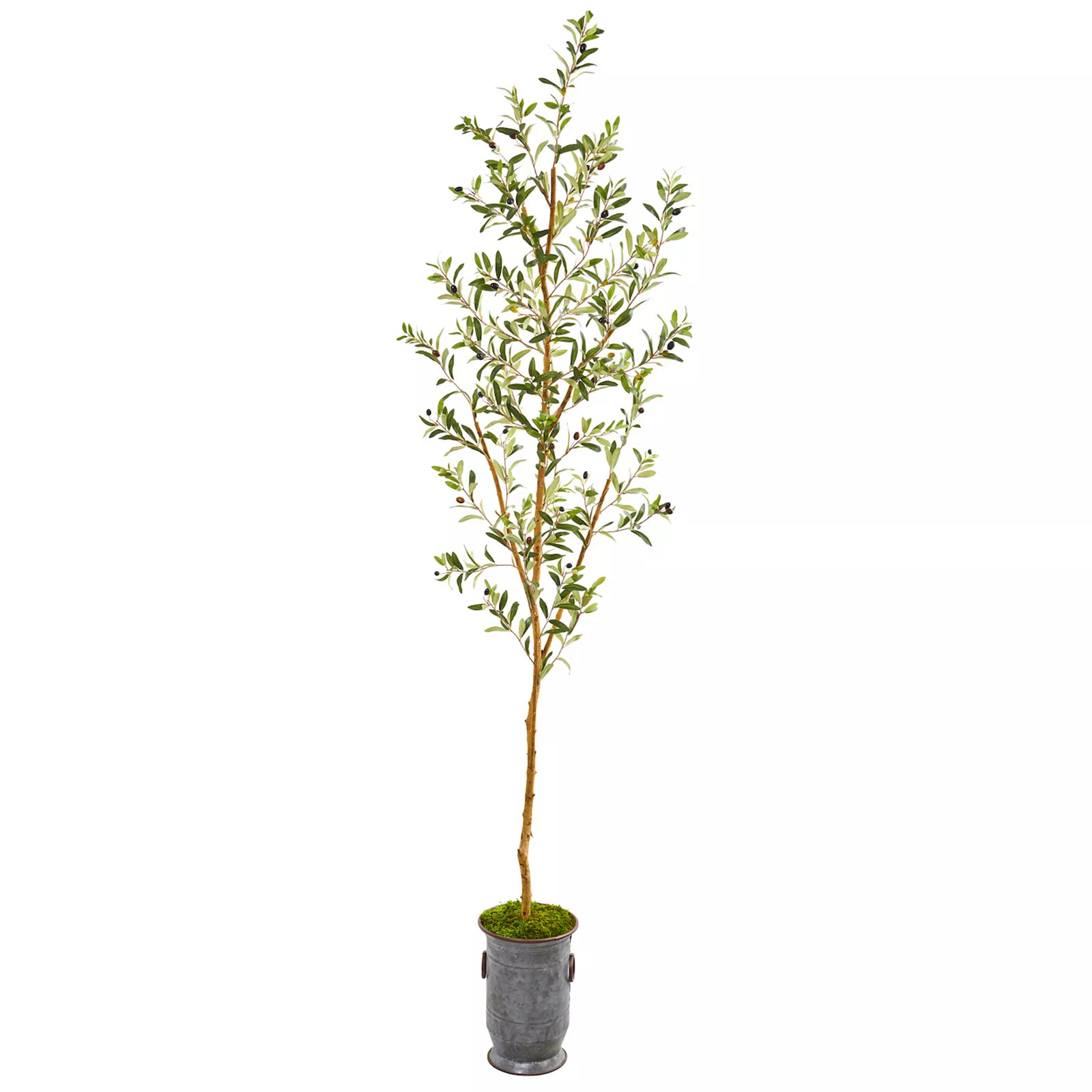 nearly natural 7.5-ft. Olive Artificial Tree in Decorative Planter, Green | Kohl's