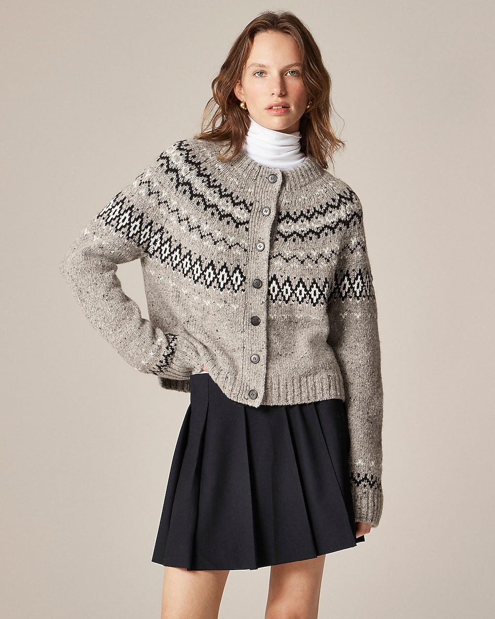 Fair Isle cardigan in wool blend | J. Crew US
