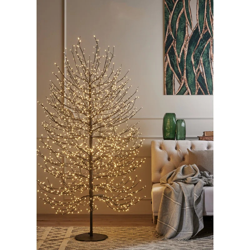 Birch Tree with Warm White LED Lights | Wayfair North America
