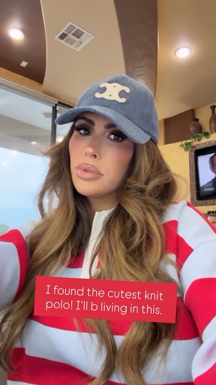 Wearing a size medium in this knit polo shirt! 

Zara finds, Zara fashion, Knit polo, Polo shirt, Striped shirt, Celine hat, Spring outfits, Spring outfits 2026, Emily Ann Gemma

#LTKdayinmylife #LTKootd #LTKgrwm