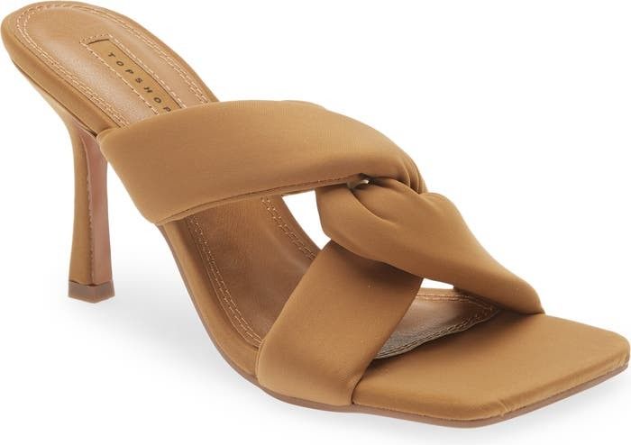 Topshop Neeve Sandal Sandals 2022 Sandal Heels Brown Shoes High Heels Summer Outfits | Nordstrom