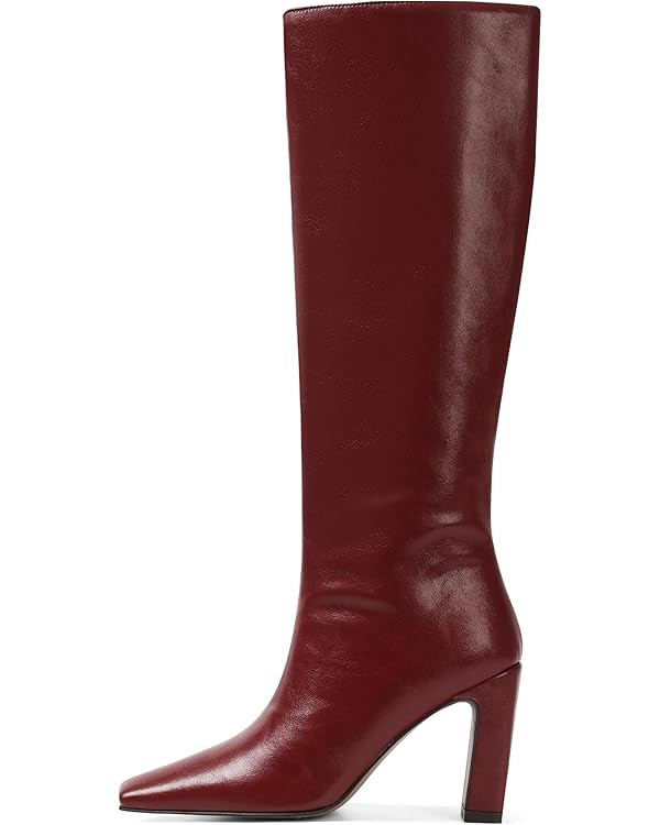 Lovee Cosee Knee High Boots for Women Square Toe Chunky Heeled Boots with Side Zipper Fashion Dre... | Amazon (US)