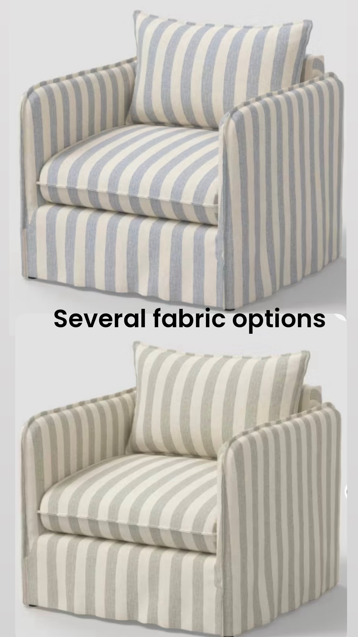 How cute is this slouchy accent armchair??? It comes in several fabric options 

#LTKHome #LTKSeasonal