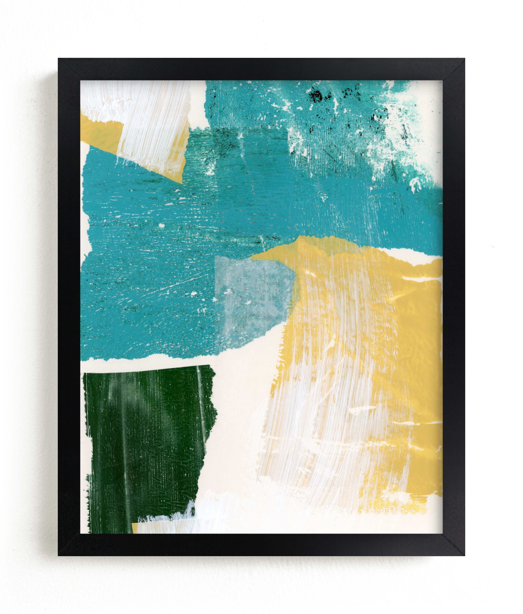 "To The Sea I" - Mixed Media Limited Edition Art Print by sue prue. | Minted