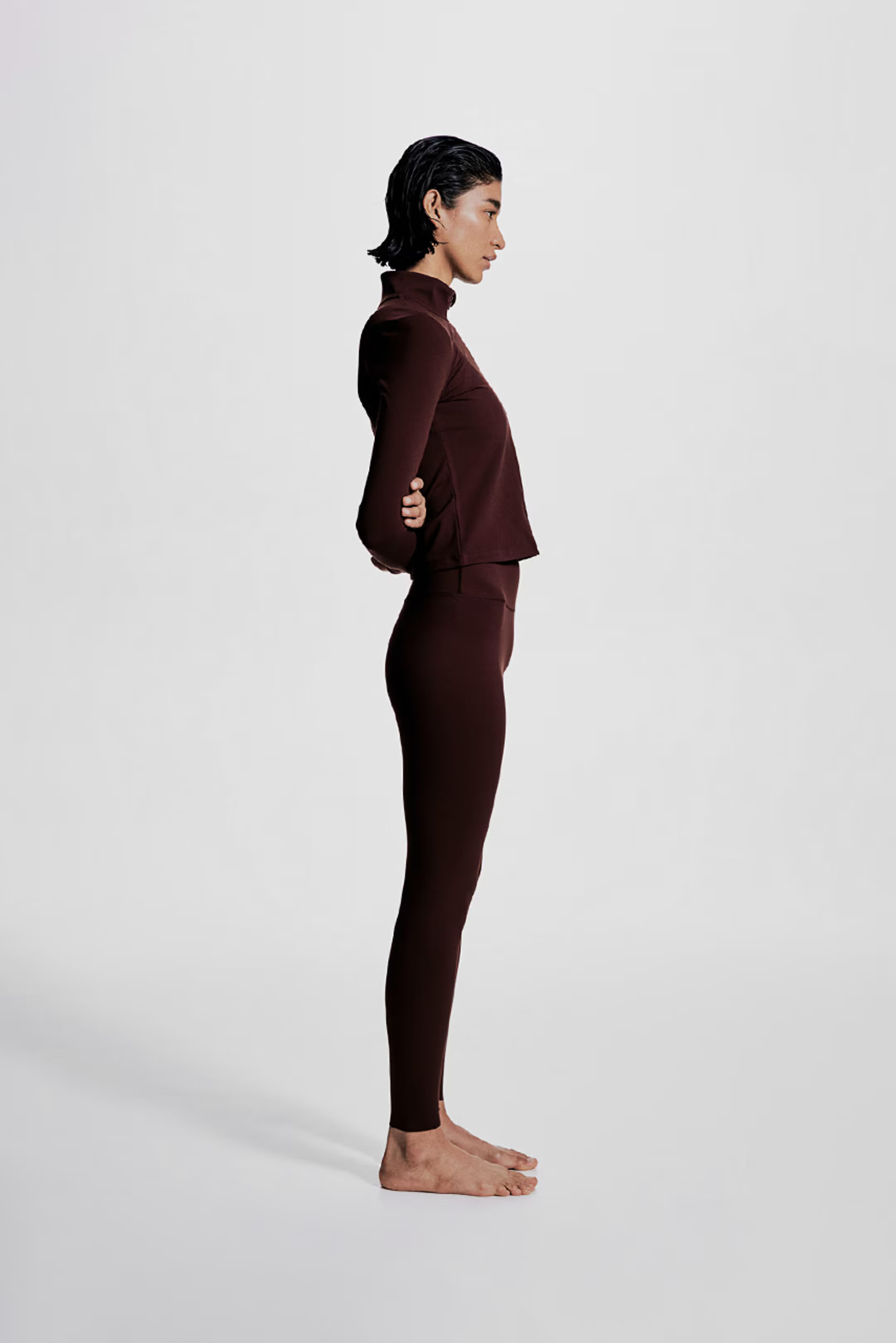 Sportleggings aus SoftMove™ - Weinrot - Ladies | H&M AT | H&M (DE, AT, CH, NL, FI)