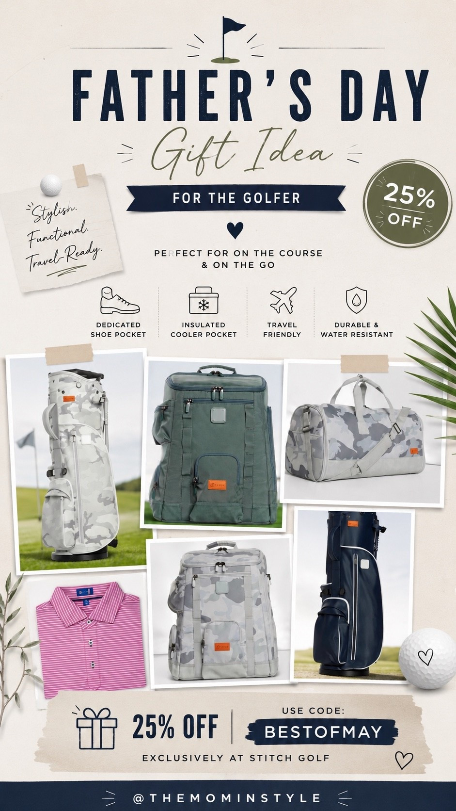 Father’s Day gift idea for the golfer stitch bags. Here are on sale 25% off
 Use code BESTOFMAY

#LTKgrwm #LTKOver40 #LTKdayinmylife
