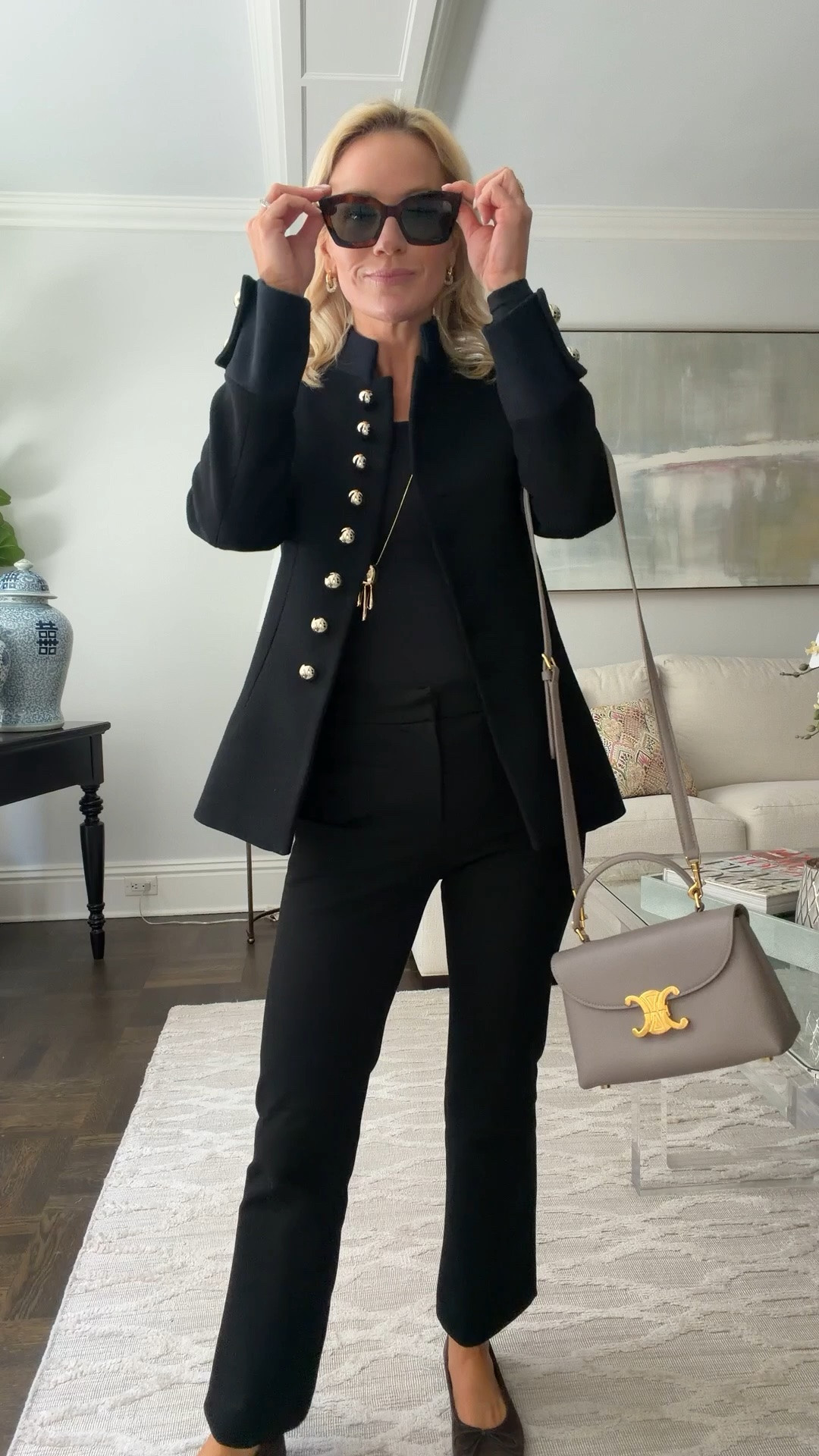 The best black pants from @Zara and my favorite shoes from A. Soliani 
Celine bag

#LTKdayinmylife