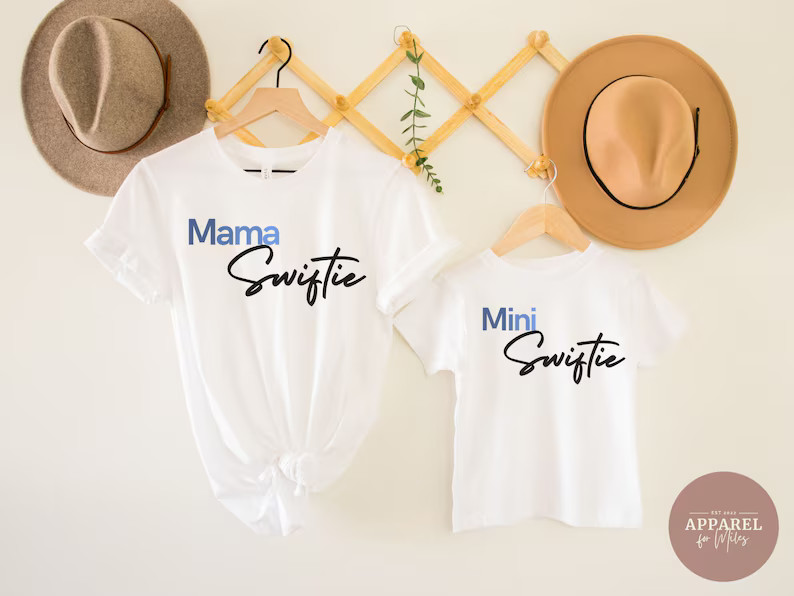 Taylor Swift Shirts, Mommy and Me Outfit, Matching Mommy and Me Shirt, Mom and Baby Shirts, Swift... | Etsy (US)