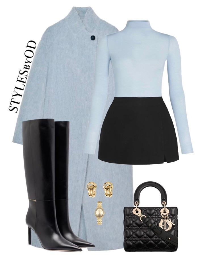 ICEY BLUE CHIC ❄️✨
Who says pastels are only for spring? Embracing the "Winter Blues" with this sophisticated ice-blue and black combination. This look is all about texture play—pairing a cozy, mohair-style light blue coat with a sleek turtleneck and a classic black mini skirt for that ultimate "Quiet Luxury" vibe.

ZARA coat REF 2046/894/436

#LTKstyletip #LTKfashion casual chic winter capsule wardrobe essentials, knee high boots, wool coat 

#LTKSaleAlert #LTKootd #LTKSeasonal