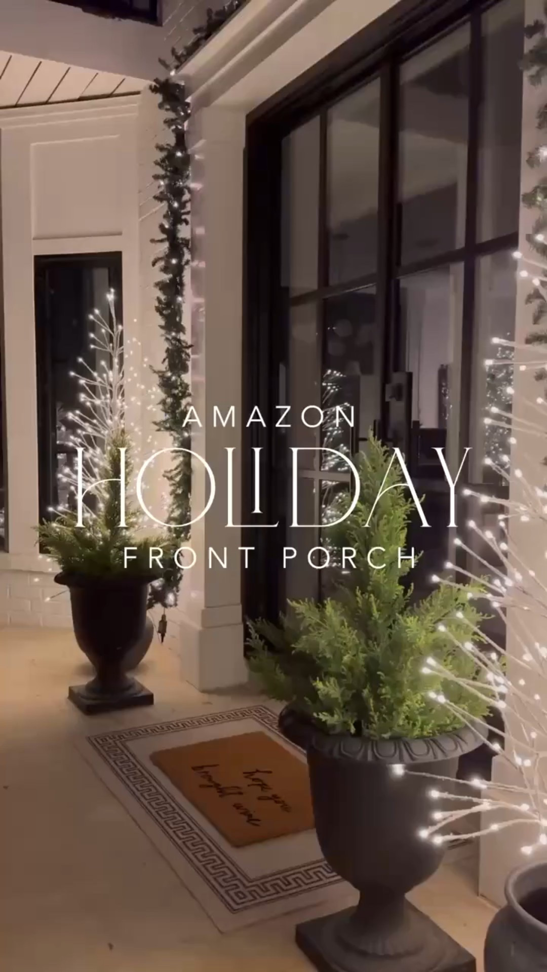 Holiday magic starts at the front door!  Everything you see is from Amazon, making it easy to create your dream porch this season!

#LTKSeasonal #LTKFindsUnder100 #LTKHoliday