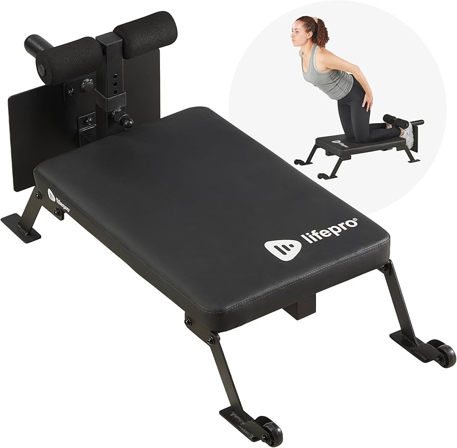 Lifepro Nordic Curl Workout Bench - Home Gym Hamstring Curl Machine & Glute Bench with Transport ... | Amazon (US)