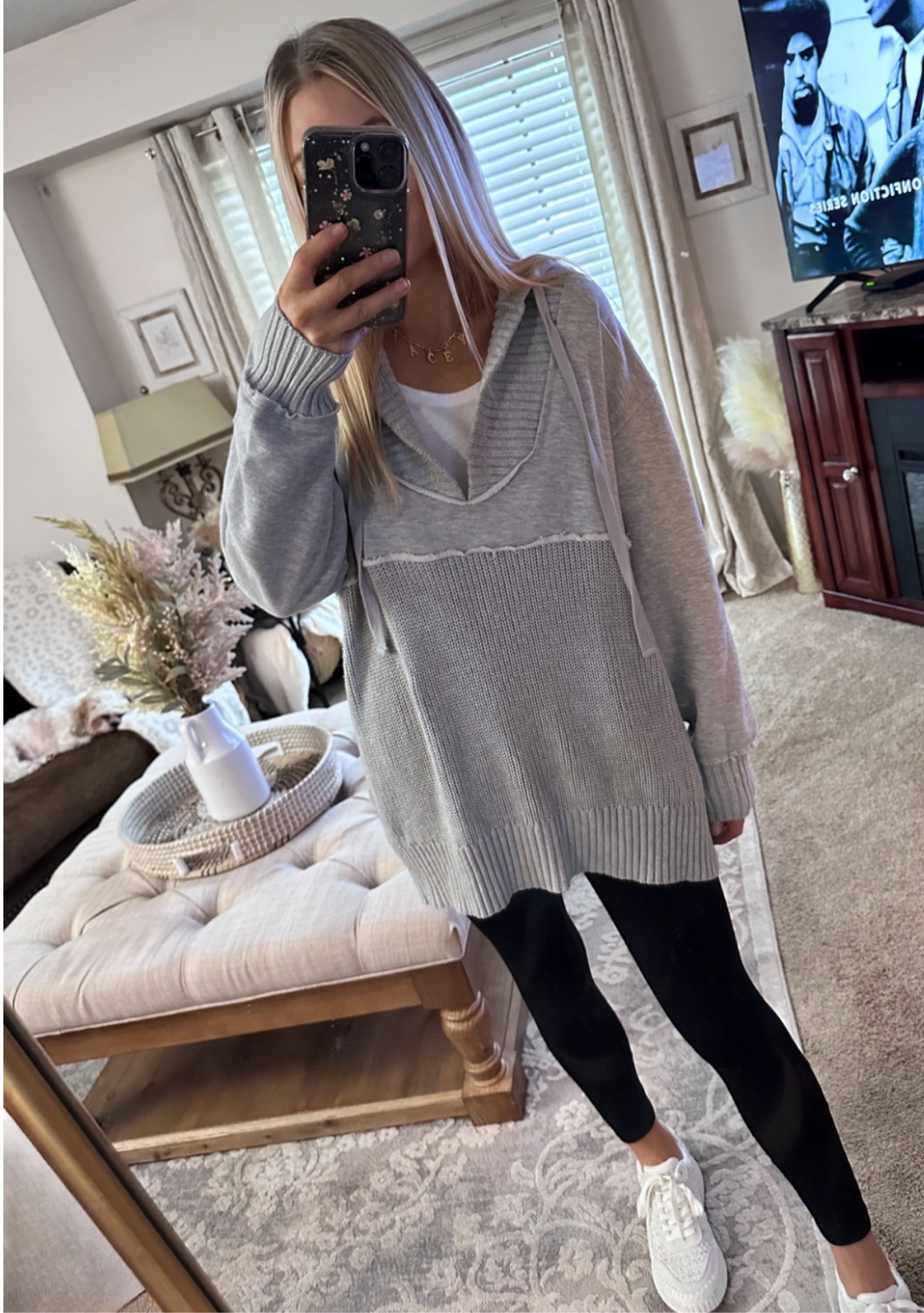 Walmart brought back their mixed media hoodies this year! I sized up one and love the roomy fit! They do come in a few other color options and are only $19! 





Walmart. Walmart fashion. Walmart style. Walmart finds. Walmart new arrivals. Walmart outfit idea. Comfy outfit idea. Casual outfit idea. Sweatshirt. Fall fashion. Fall style. Best seller. Restock alert. Time and Tru. 

#LTKstyletip #LTKunder100 #LTKBacktoSchool