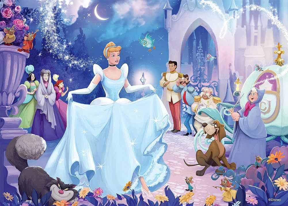 Ceaco - Disney Princess - Cinderella's Wish - 1000 Piece Jigsaw Puzzle | Amazon (US)