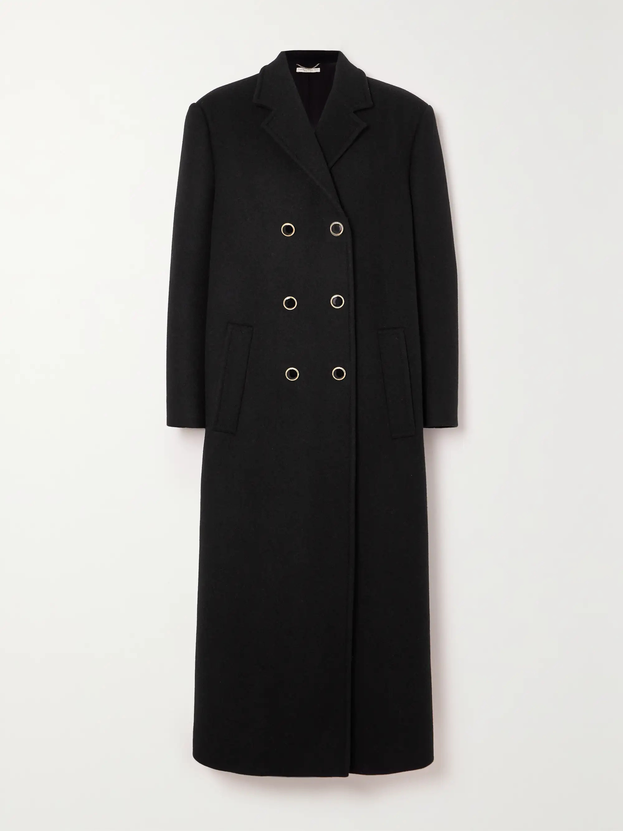 Double-breasted wool-felt coat | NET-A-PORTER (US)