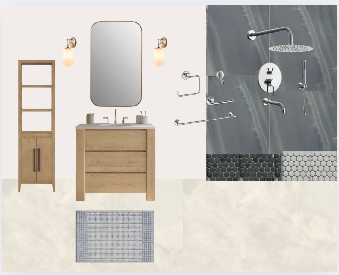 White oak vanity, chrome fixtures, warm stone textures, and a spa-like vibe you can actually live in.
Everything is linked—from the mirror to the sconces to the faucet!
#bathroomremodel #whiteoakvanity #chromefixtures #LTKhome #bathroominspo #modernbathroom #homesource 

 #LTKCyberWeek #LTKHome #LTKSaleAlert