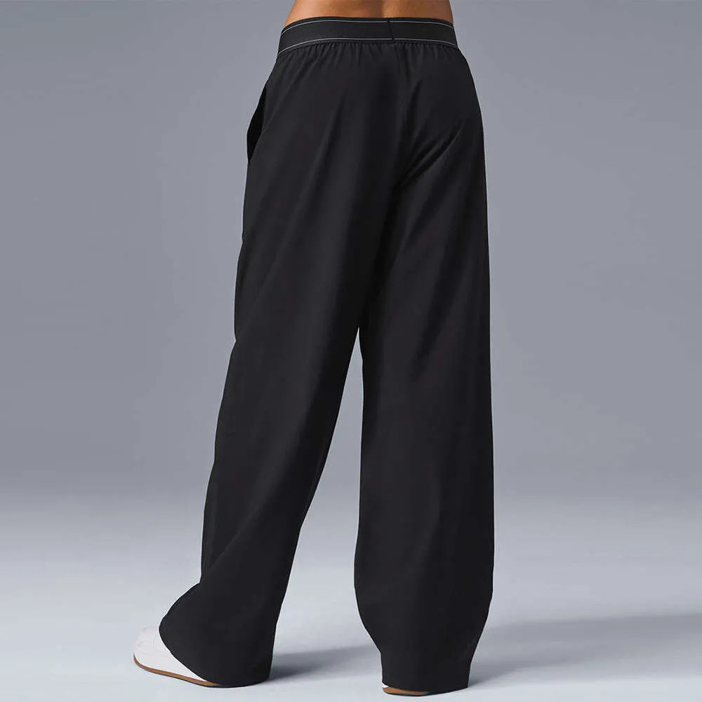 Yoga Trendy Women's Thin Wide Leg with Drop Feeg High Waist Slim Look Casual Loose Pants Pants | DHGate