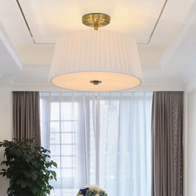 Plastic Semi Flush Mount | Wayfair North America