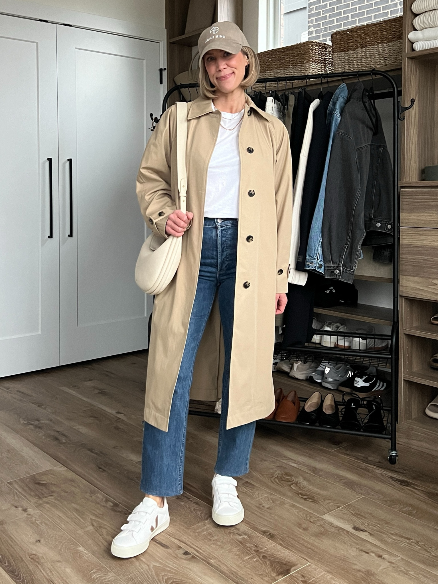 Wearing small tee, XS trench coat, 26/regular jeans, sneakers tts
Tee Code: LINDSEY15

#LTKfindsunder50 #LTKstyletip #LTKfindsunder100