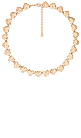 Hearts Necklace in Gold | Revolve Clothing (Global)