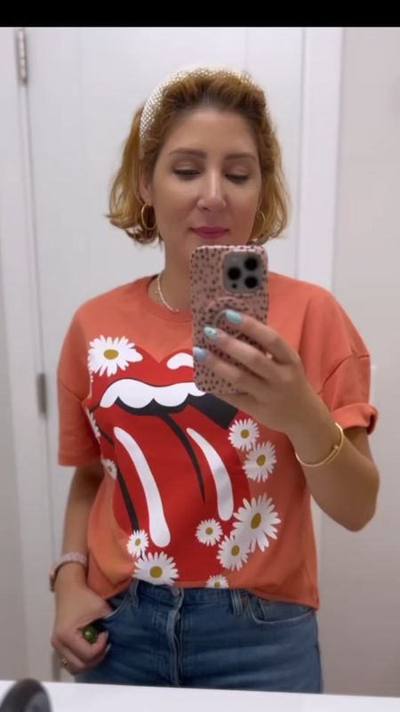 Another Target Circle deal. Rolling Stones T-shirt with daisy