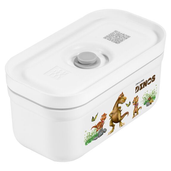 S DINOS Vacuum lunch box, plastic, white-grey | The ZWILLING Group Cutlery & Cookware