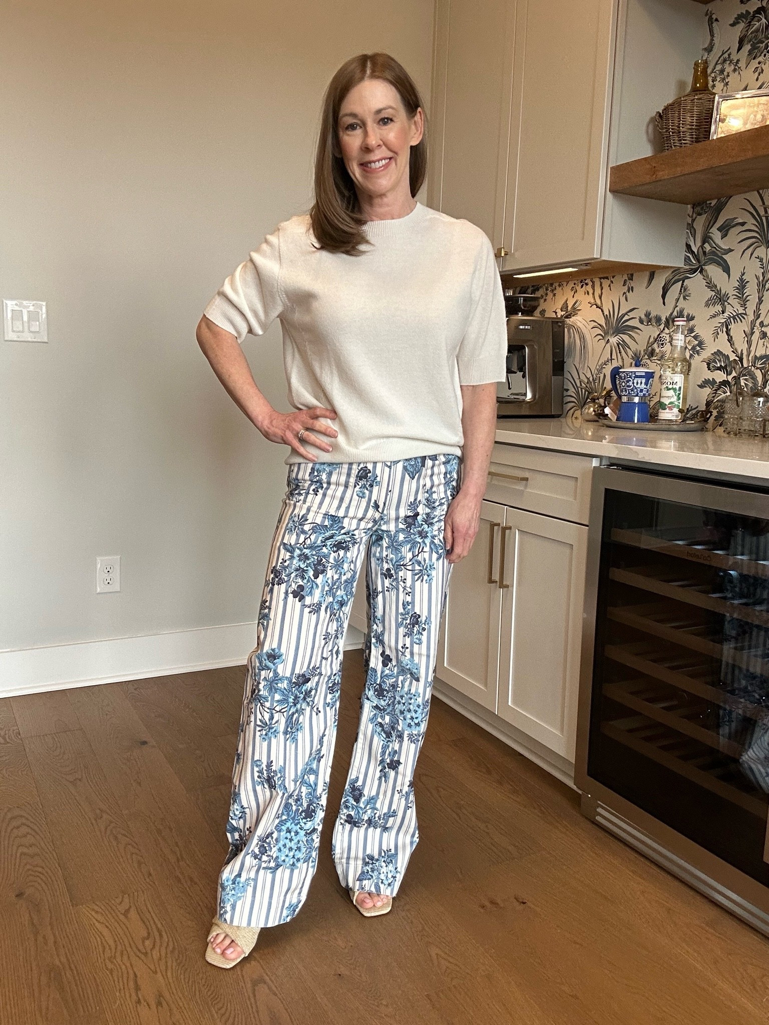 Anthropologie printed pants! 
#anthropologie