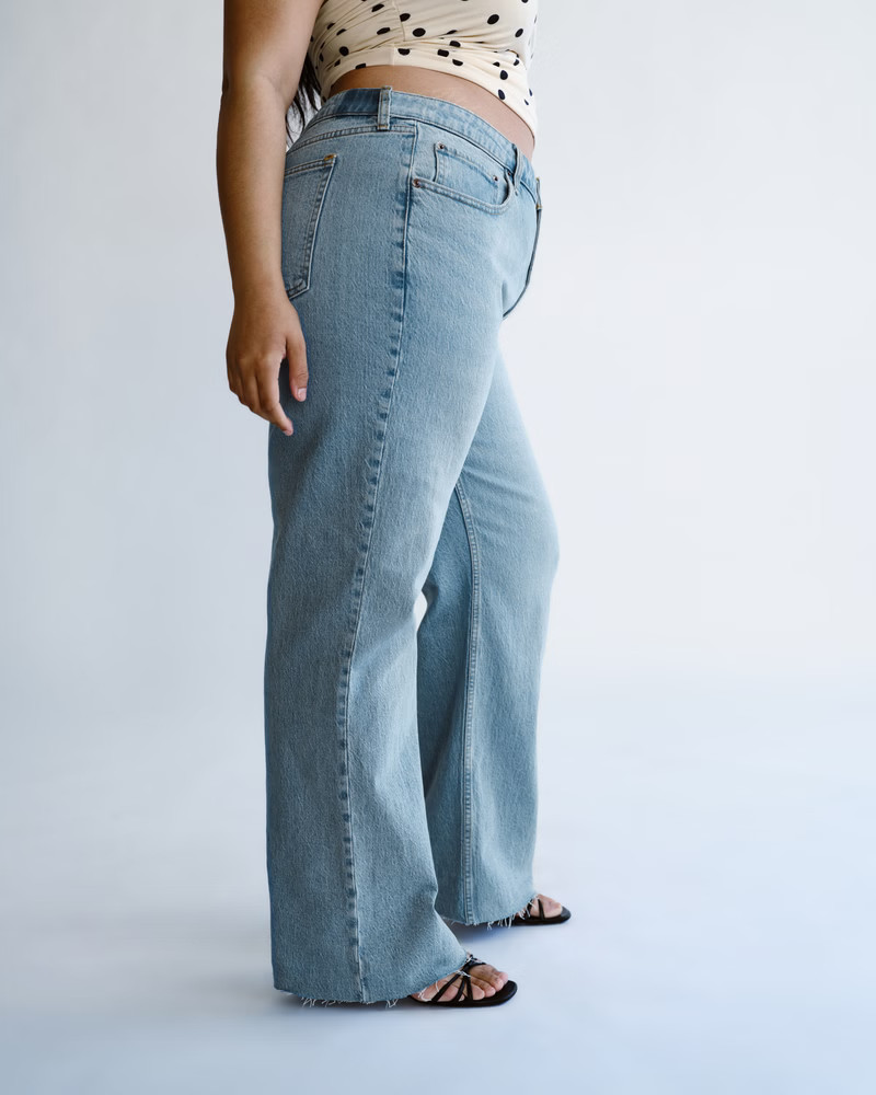 Women's Curve Love High Rise 90s Relaxed Jean | Women's Bottoms | Abercrombie.com | Abercrombie & Fitch (US)