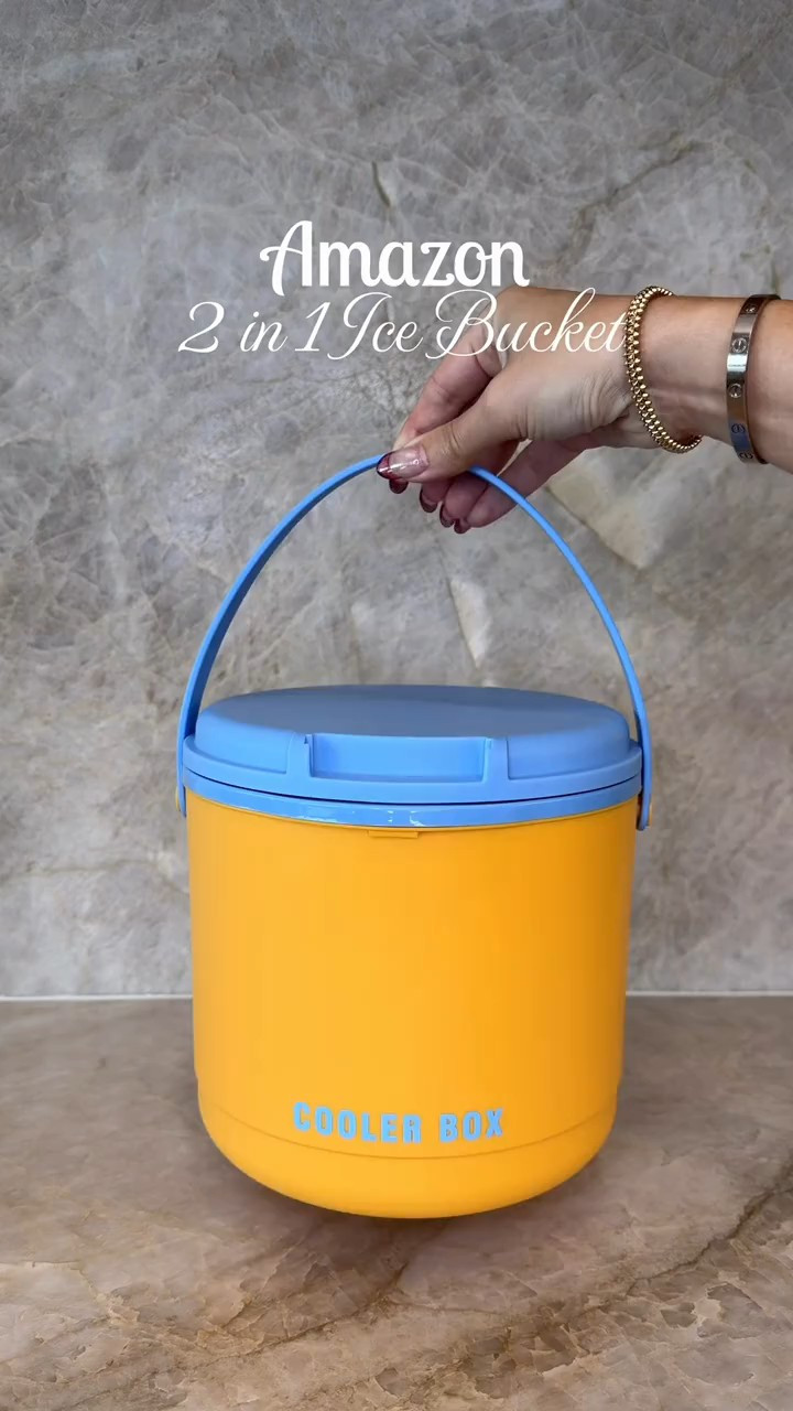 Perfect for outdoor parties, this insulated ice bucket keeps drinks cold all day. Comes with an ice scoop and tray for convenience. 🥤

#LTKHome #LTKSeasonal #LTKSaleAlert