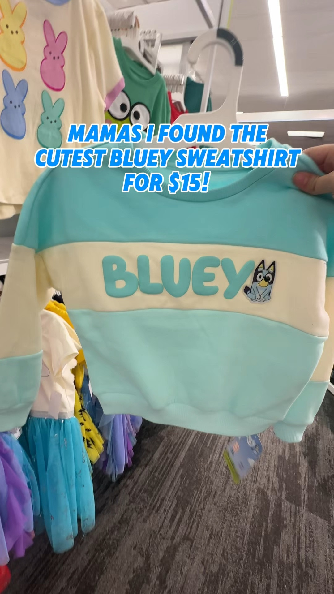 If your kid is a Bluey fan, how cute is this little sweatshirt! Toddler and girls sizes for only $15! So cute! 🩵

#LTKWatchNow #LTKBaby #LTKKids