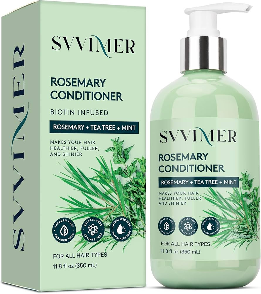 Rosemary Hair Growth Conditioner: Thickening Moisturizing Product with Biotin for Women Men - for... | Amazon (US)
