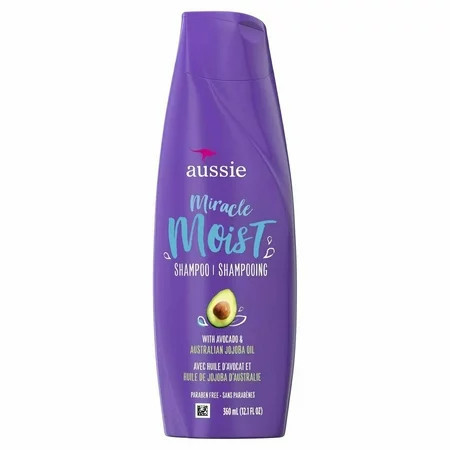 Aussie Miracle Moist Shampoo W/ Avocado Paraben Free 12.1 oz 1 ct 6-Pack | Walmart (US)