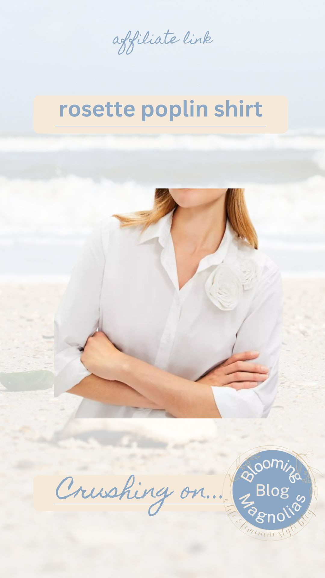 This rosette poplin shirt is a classic with a twist and on major sale! Under $17! 

 #LTKCyberWeek #LTKSaleAlert