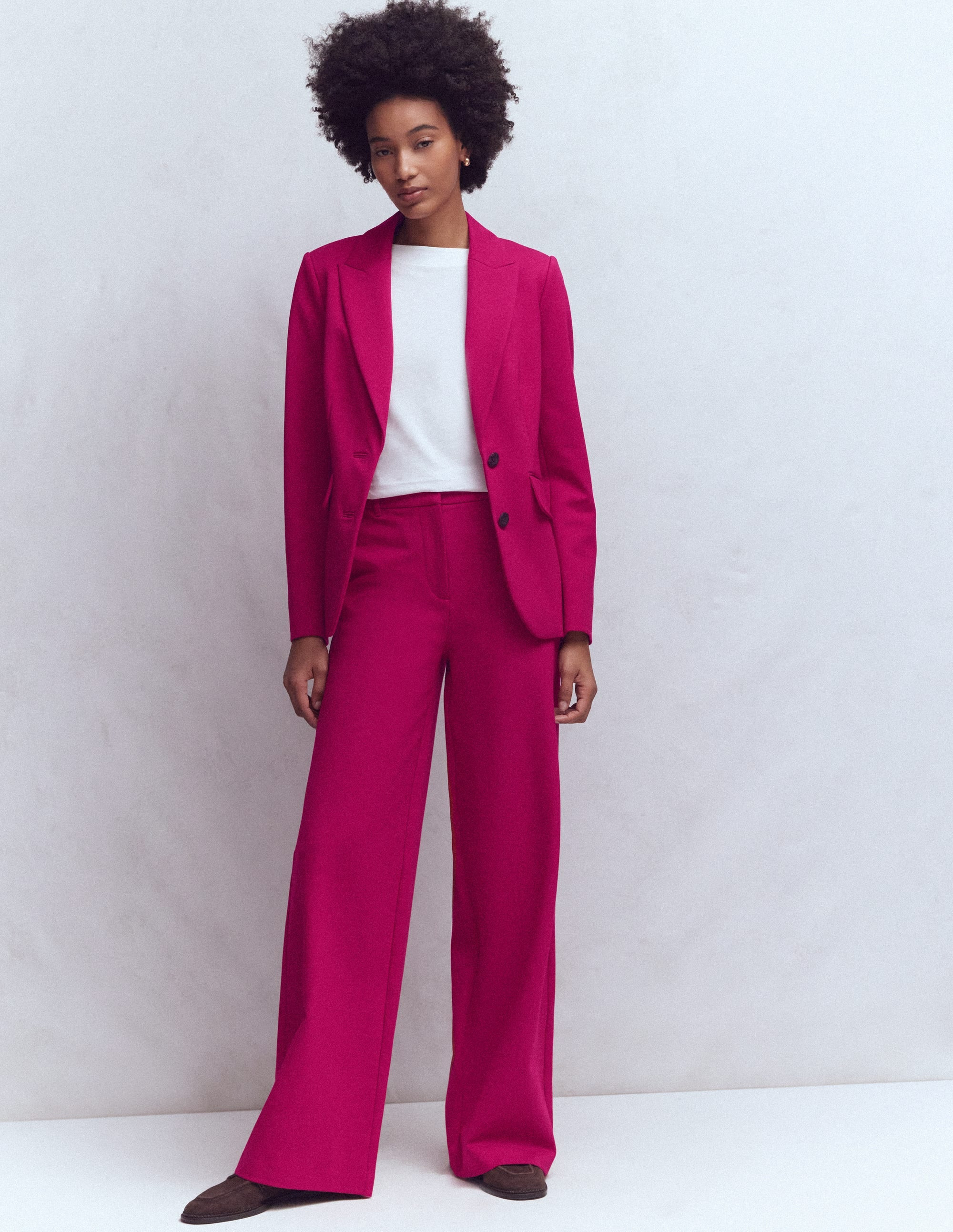 Belgravia Ponte Pants-Pomegranate | Boden (US)