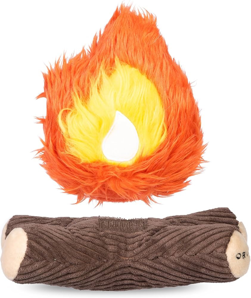 Orvis Dog Campfire Tails 2-in1 Plush Dog Toy Set | 2 Piece Durable Crinkle and Squeaker Chew Toy ... | Amazon (US)
