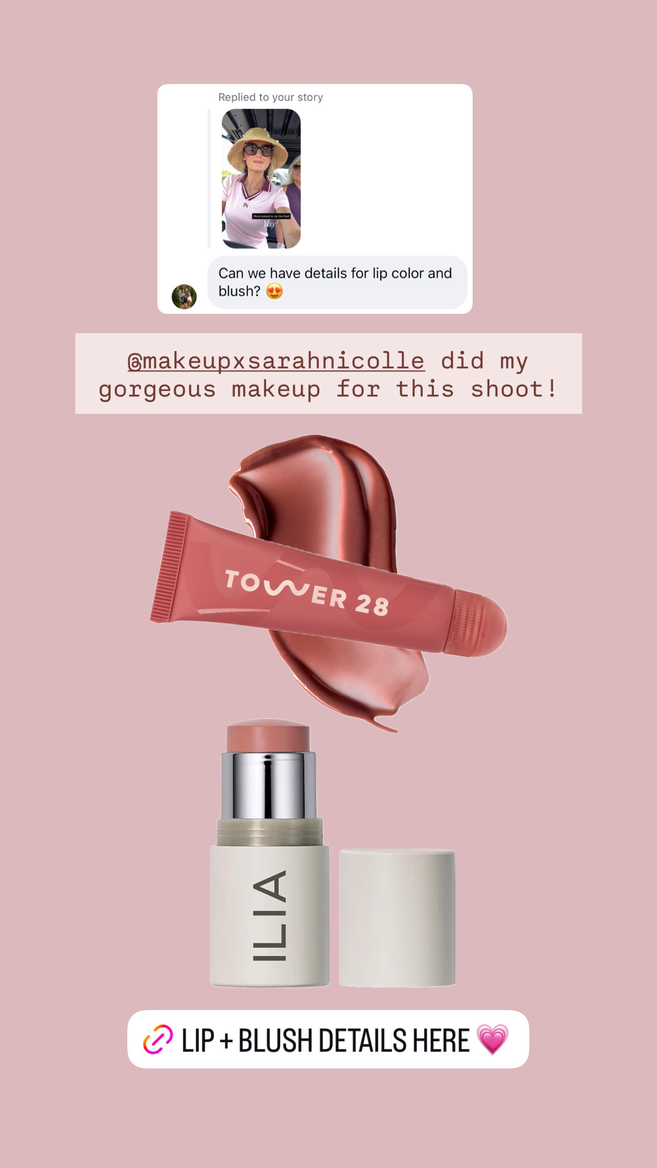 Love the way my makeup came out for this shoot! The fresh pinky tones really brought a natural glow for my look! 

 #LTKBeauty