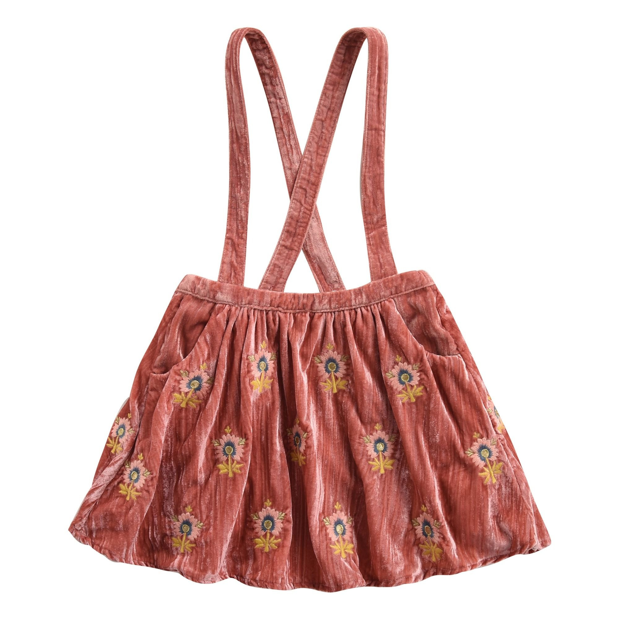 Yerupa Velvet Skirt Pink | Smallable FR