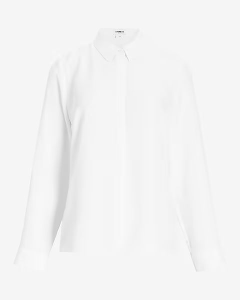 Solid Portofino Shirt | Express