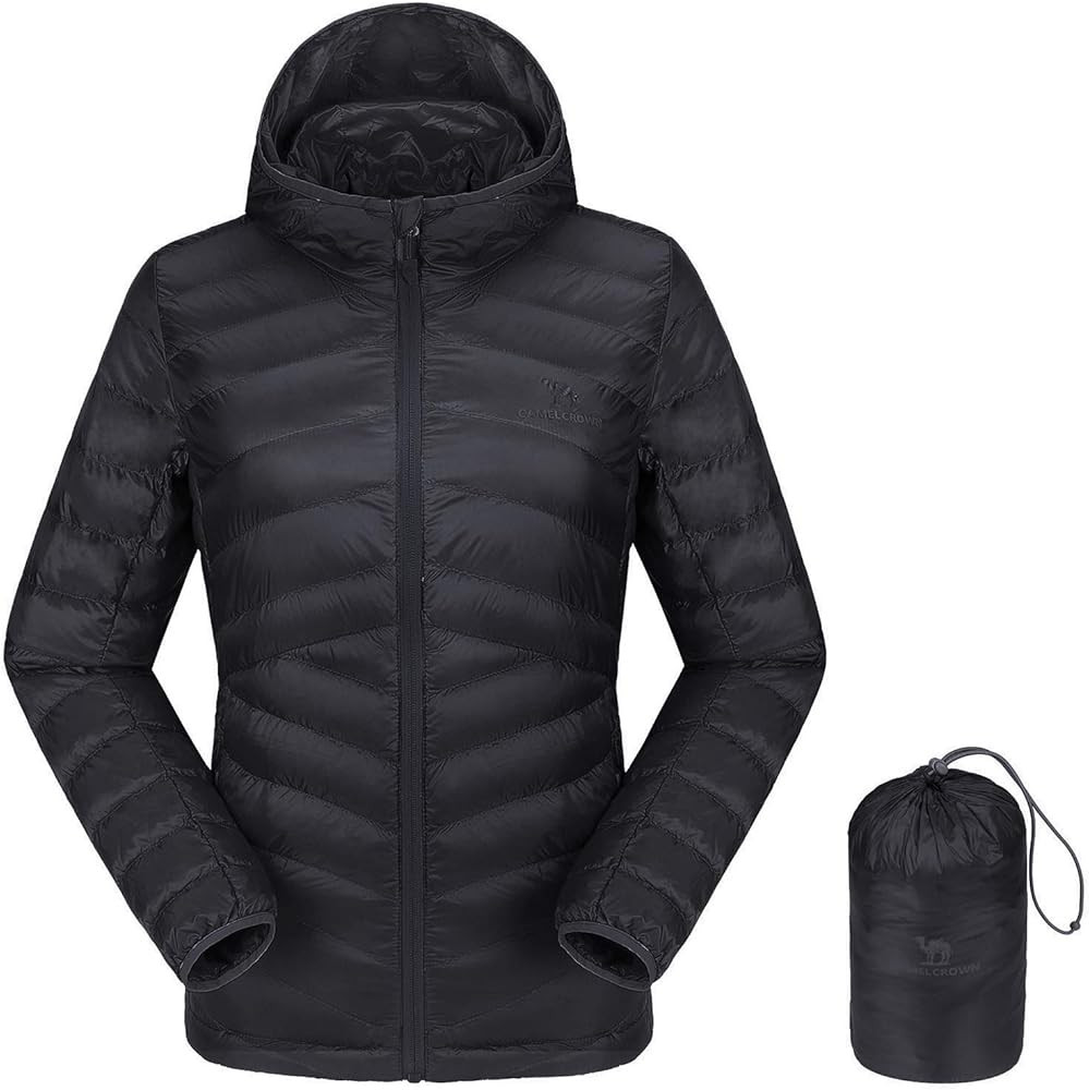 Women’s Lightweight Hooded Down Jacket Packable Puffer Insulated Coats | Amazon (US)