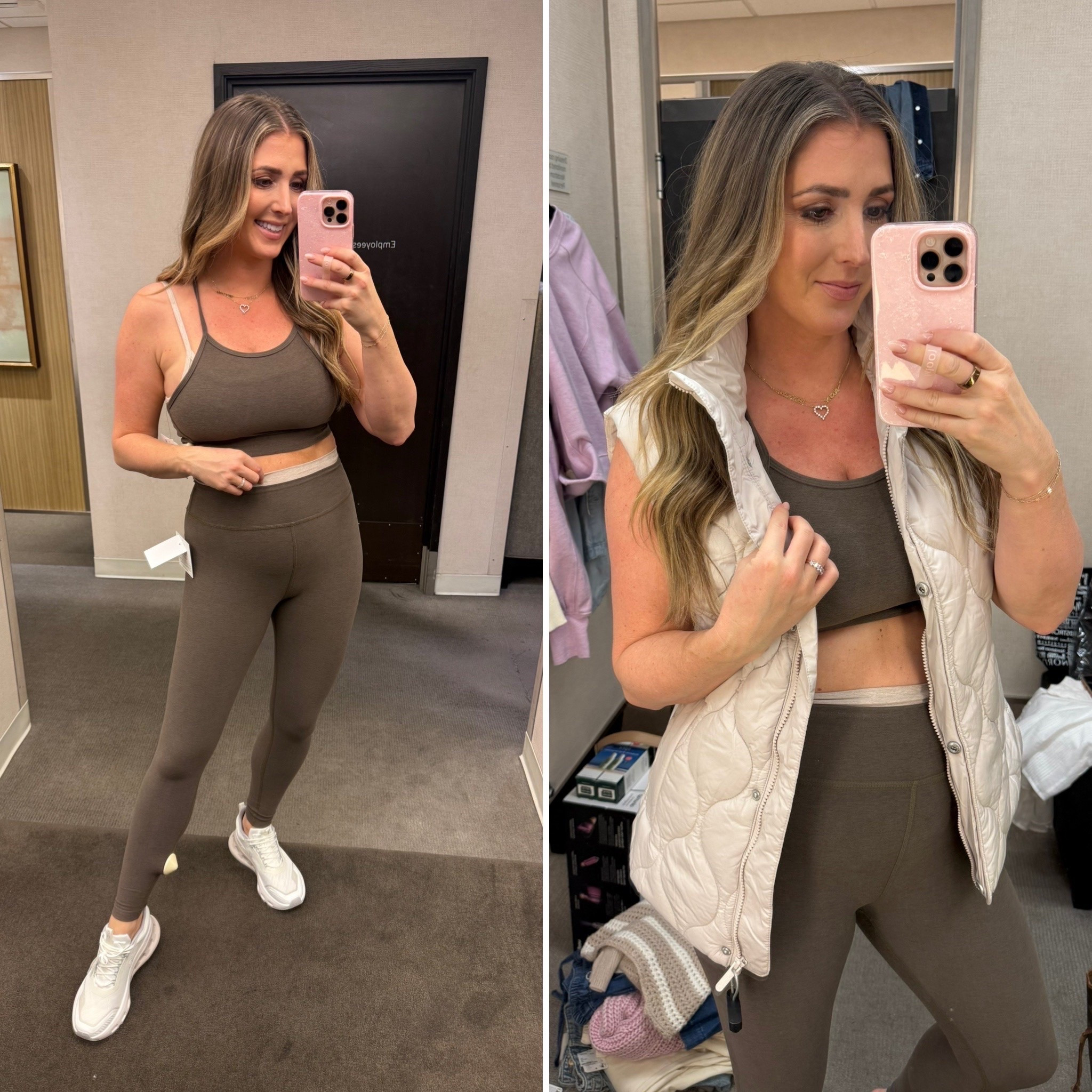 Workout outfit inspo. This set is so soft 🙌🏼 Nordstrom Anniversary Sale Leggings Women’s vest

#LTKfitnessgoals #LTKmomlife #LTKSaleAlert